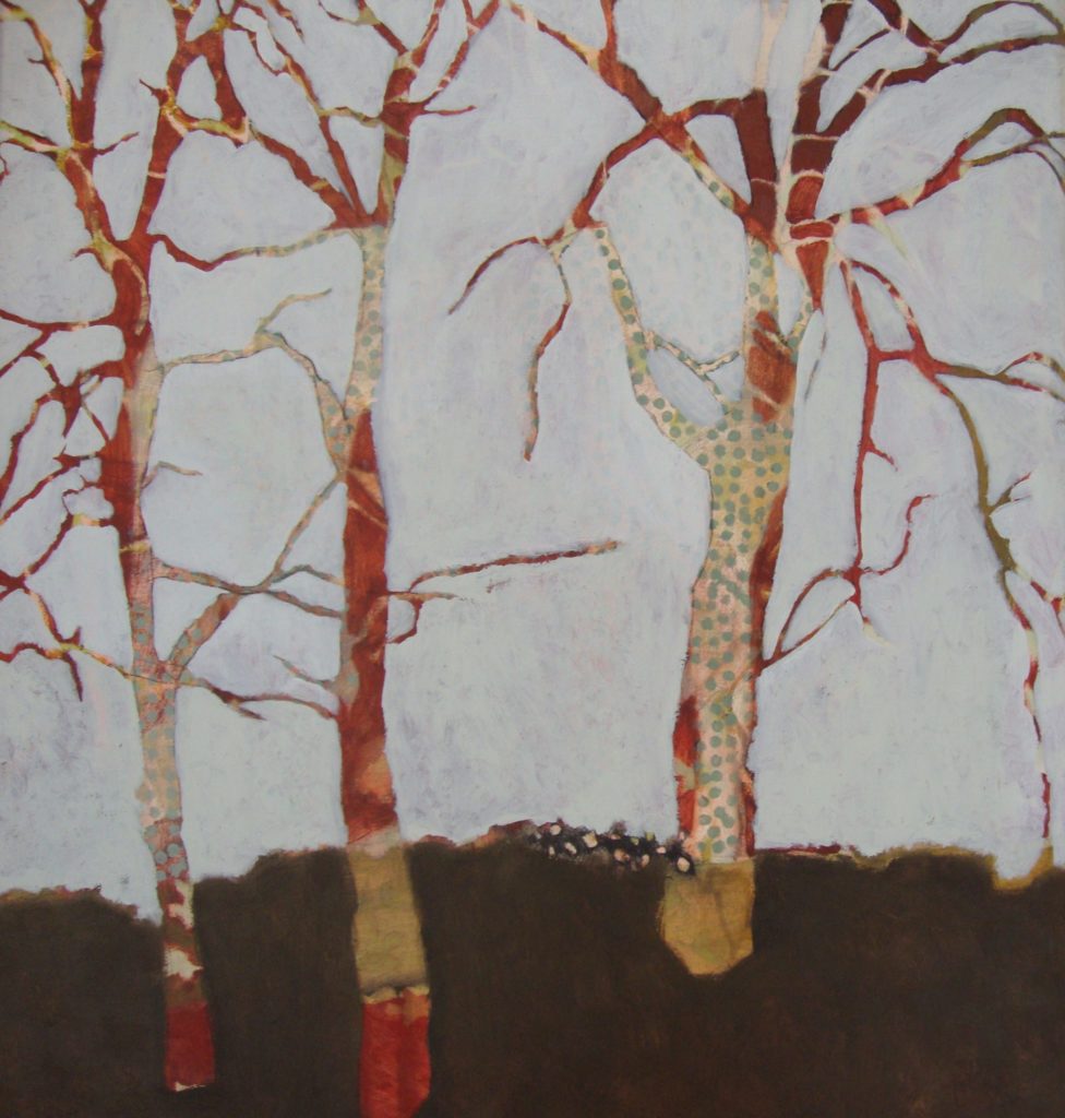 Tree Trio 24" x 23" oil on canvas